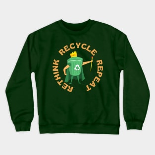 Rethink Recycle Repeat Crewneck Sweatshirt